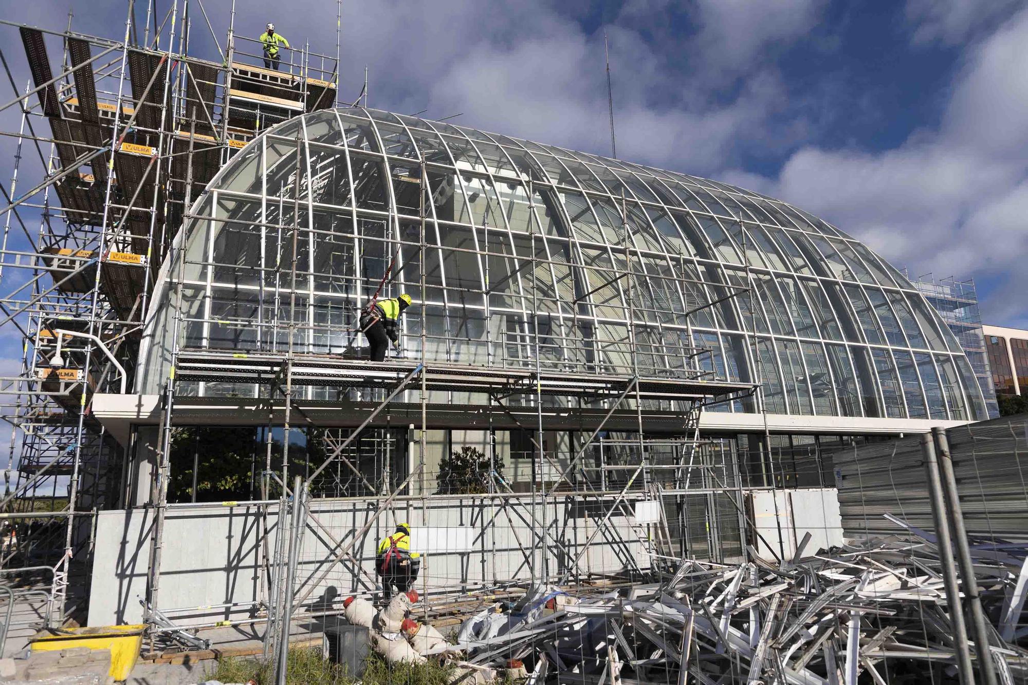 Obras de rehabilitación del Palau de la Música