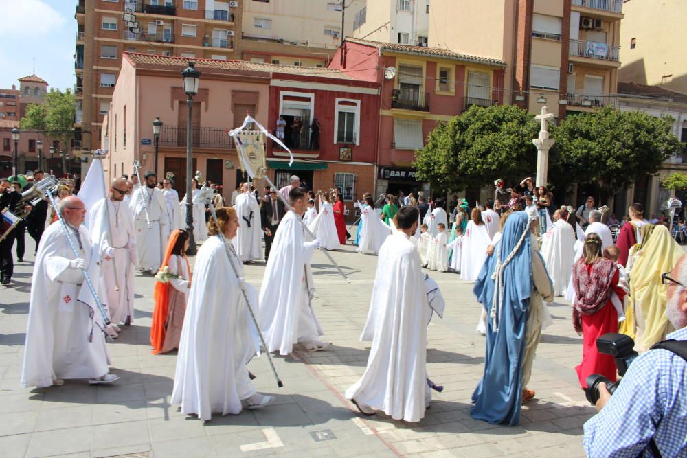 El Caragol, último acto de la Semana Santa Marinera en la Plaza de la Cruz