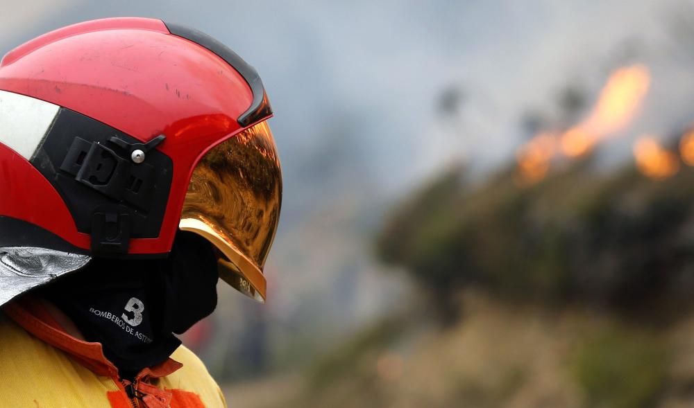 El fuego no da tregua en Degaña