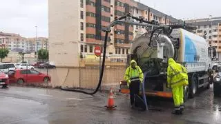 Campos anegados y barrancos llenos en Vila-real por la lluvia