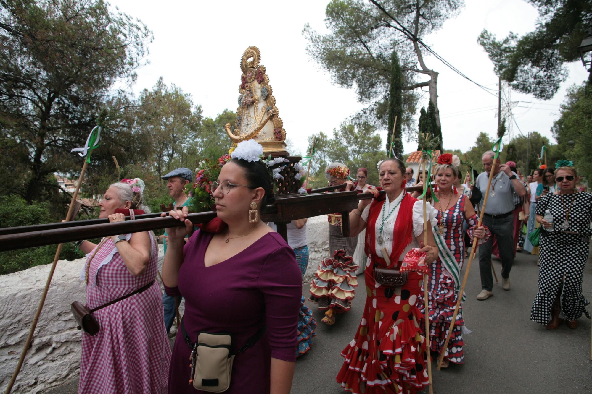 La Virgen del Rocío hace un alto en El Termet de Vila-real
