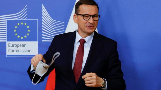 Mateusz Morawiecki en Bruselas en julio.