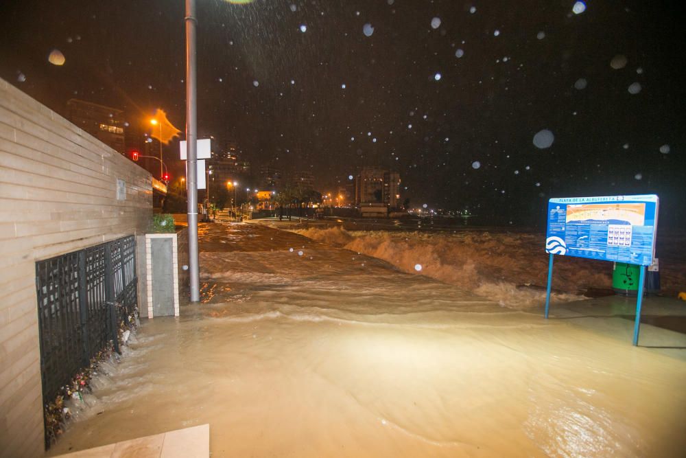 El temporal inunda Alicante