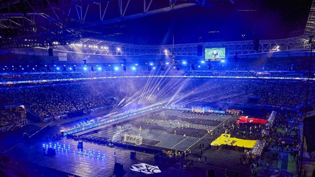 El Allianz Parque de São Paulo, estadio del Palmeiras, en la final de la Kings League.