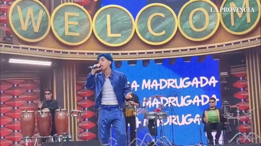 Luck Ra durante el concierto en el Carnaval de Las Palmas de Gran Canaria 2026