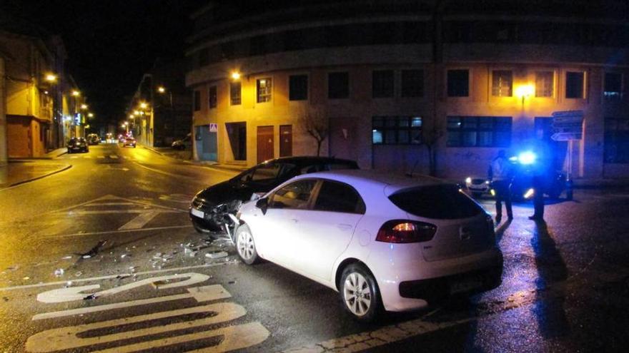 Los vehículos implicados en el suceso de Posada de Llanes.