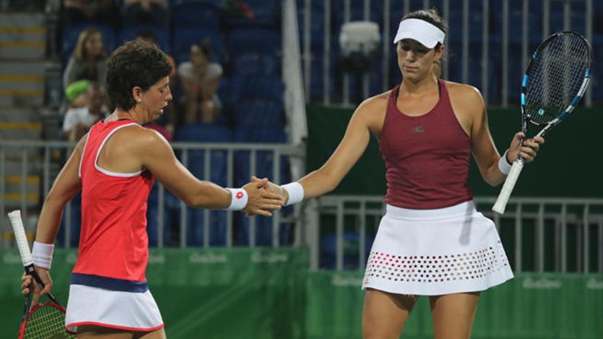 Carla Suárez y Garbiñe Muguruza.