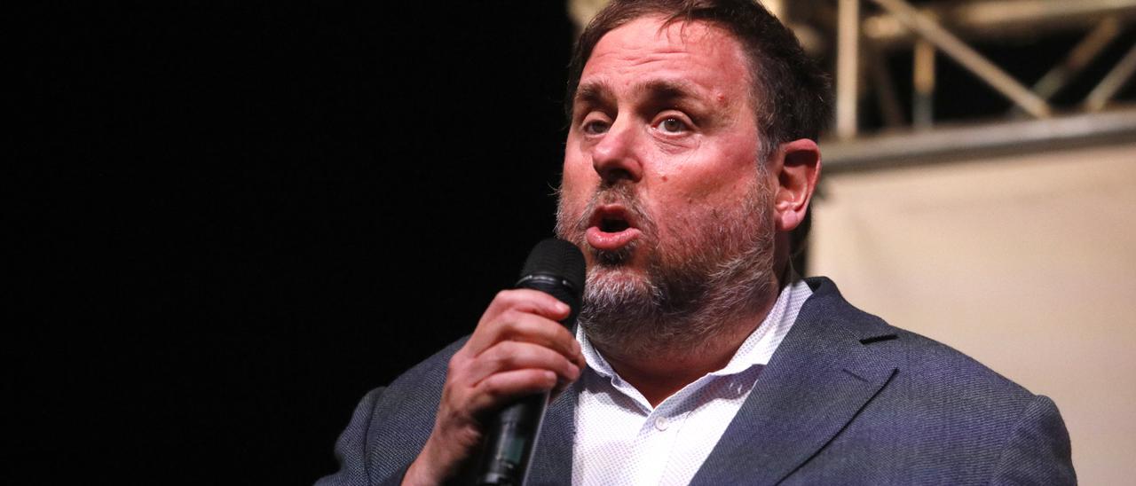 El líder de ERC, Oriol Junqueras