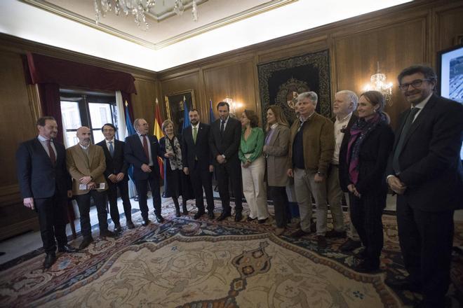 EN IMÁGENES: Así ha sido la visita a Avilés de Óscar Puente, ministro de Transportes y Movilidad Sostenible