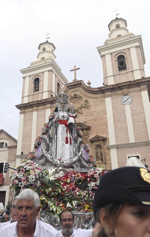 Bajada de la Virgen de la Fuensanta desde su Santuario hasta el templo catedralicio de Murcia