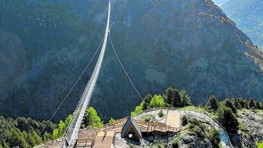 Andorra obre el segon pont tibetà més llarg del món