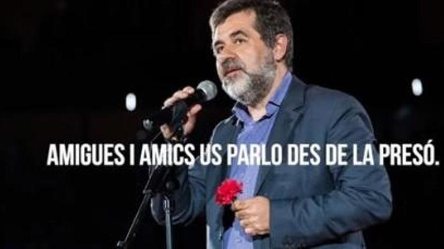 El càstig per a Jordi Sànchez per gravar un missatge