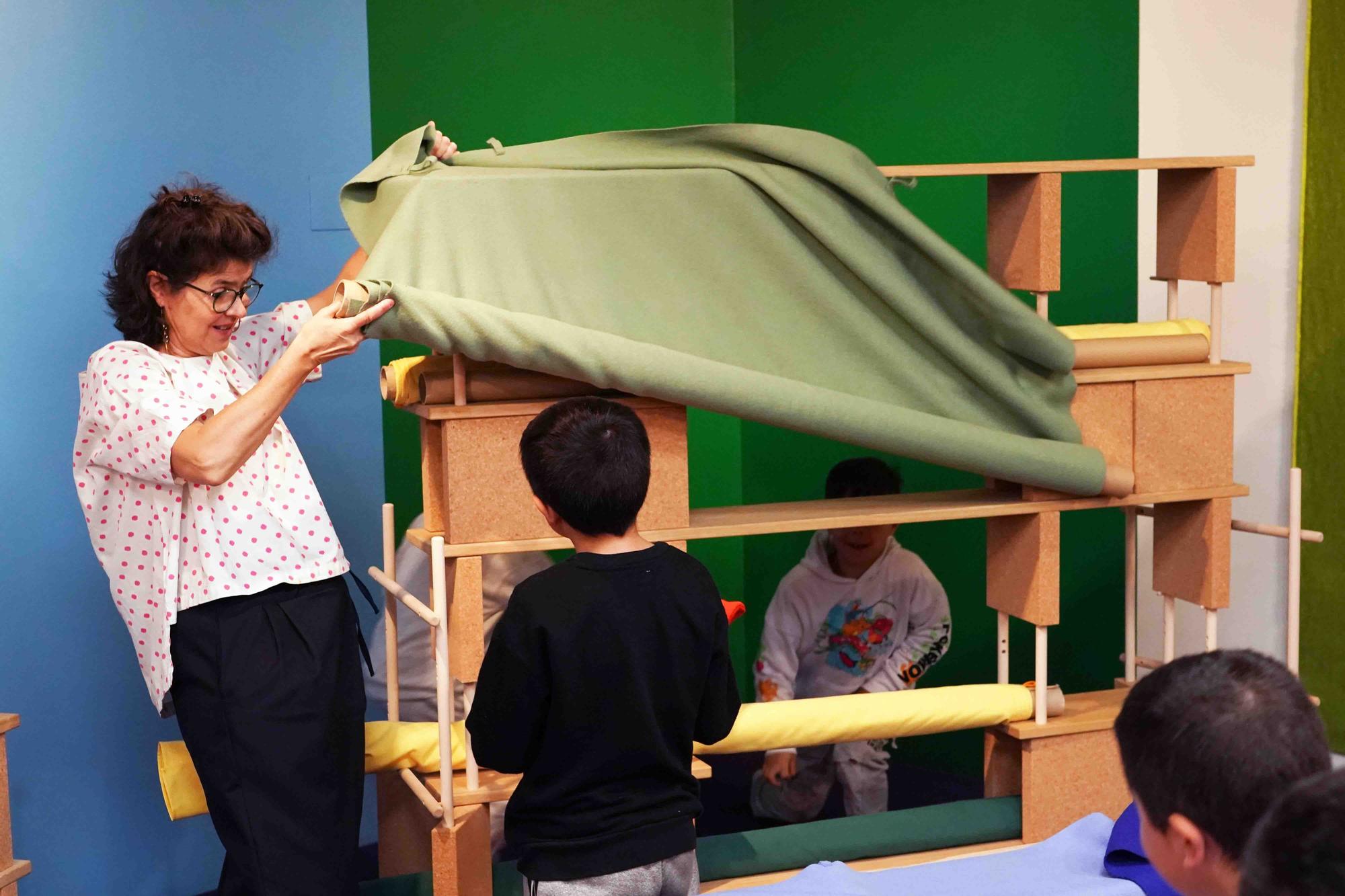 La instalación 'Inside Matisse' de Stéphanie Marin, en el Centre Pompidou de Málaga.