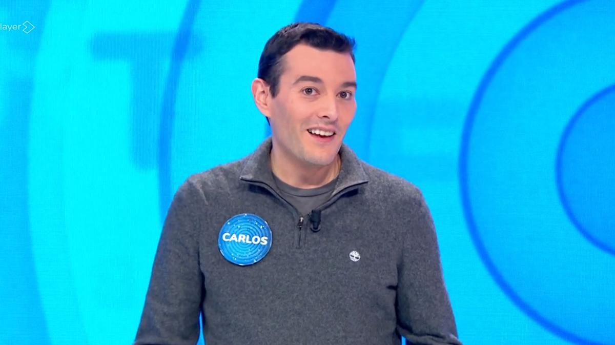 Carlos, el nuevo concursante de Pasapalabra.