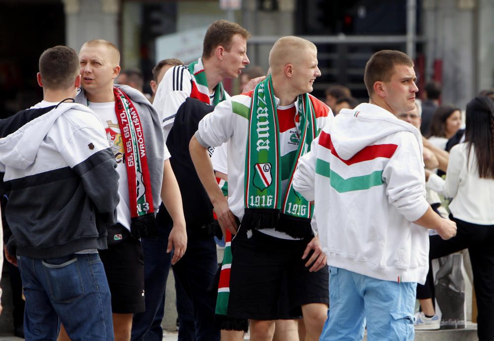 Los ultras del Legia causan disturbios en Madrid