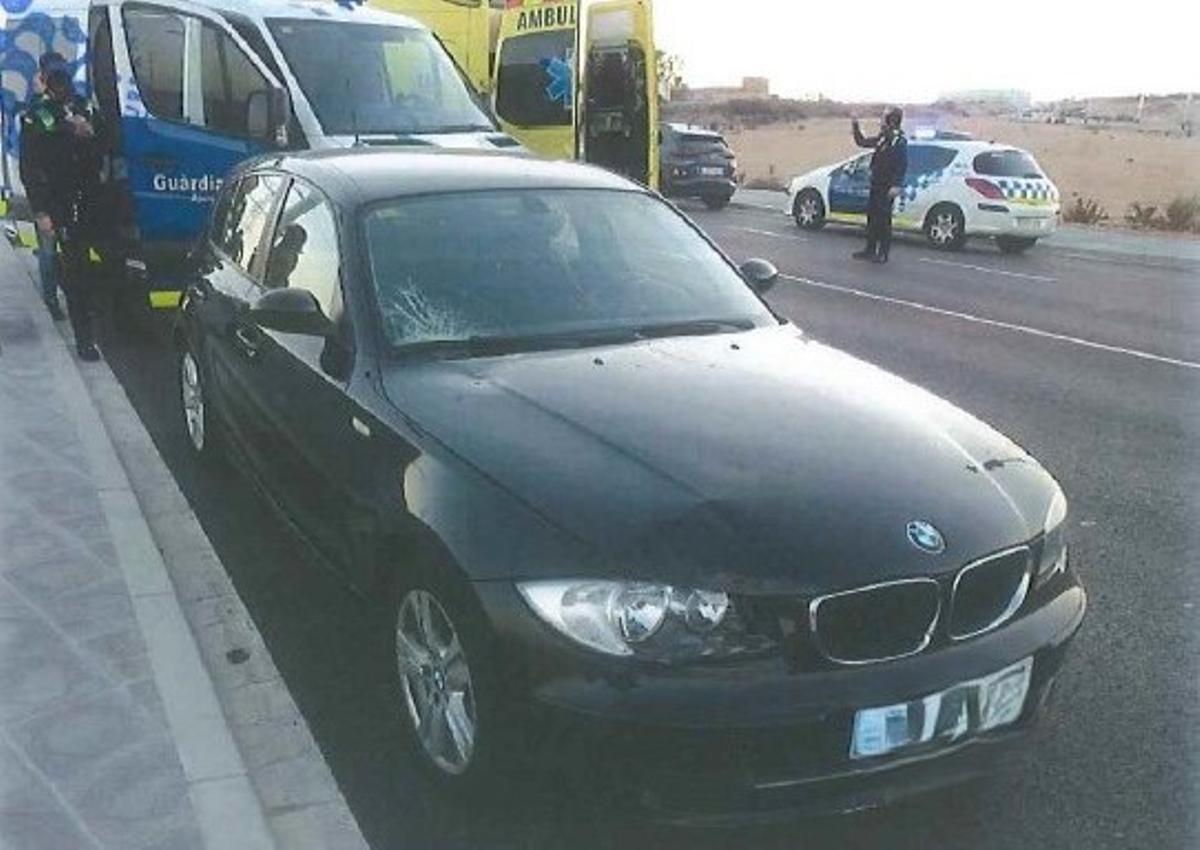 Lugar del atropello en Tarragona según consta en la causa