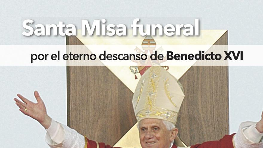 El obispo presidirá el sábado una misa funeral por Benedicto XVI