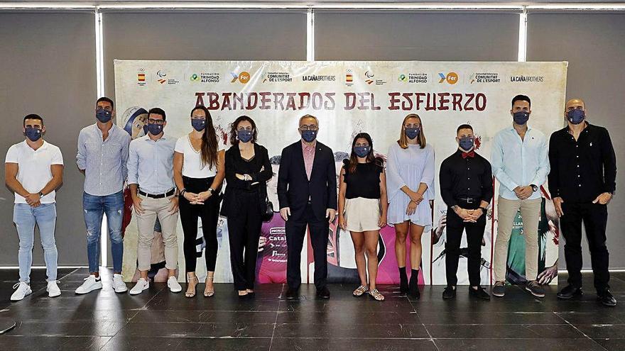 La sede del Comité Olímpico Español fue escenario de una multitudinaria presentación del documental &#039;Abanderados del Esfuerzo&#039;.