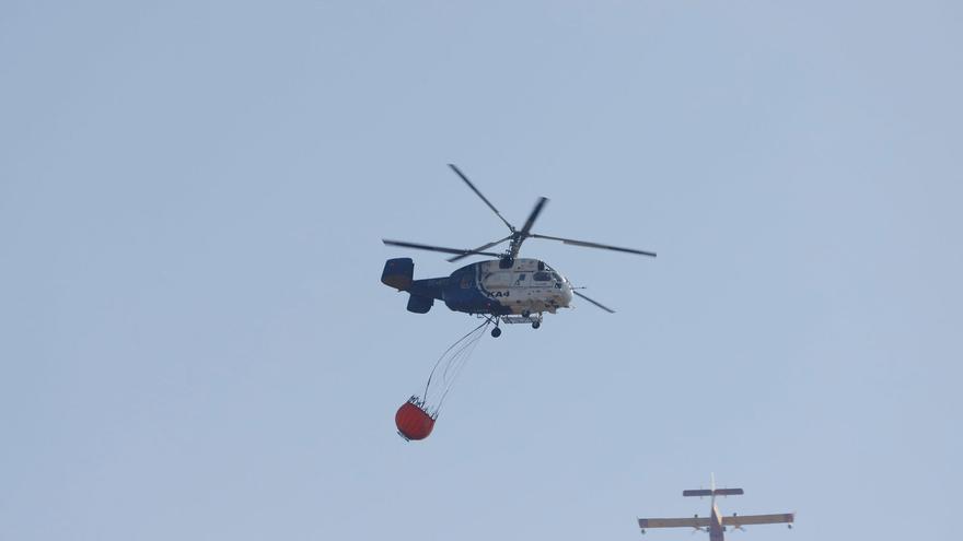 Las imágenes del incendio en Sierra Bermeja