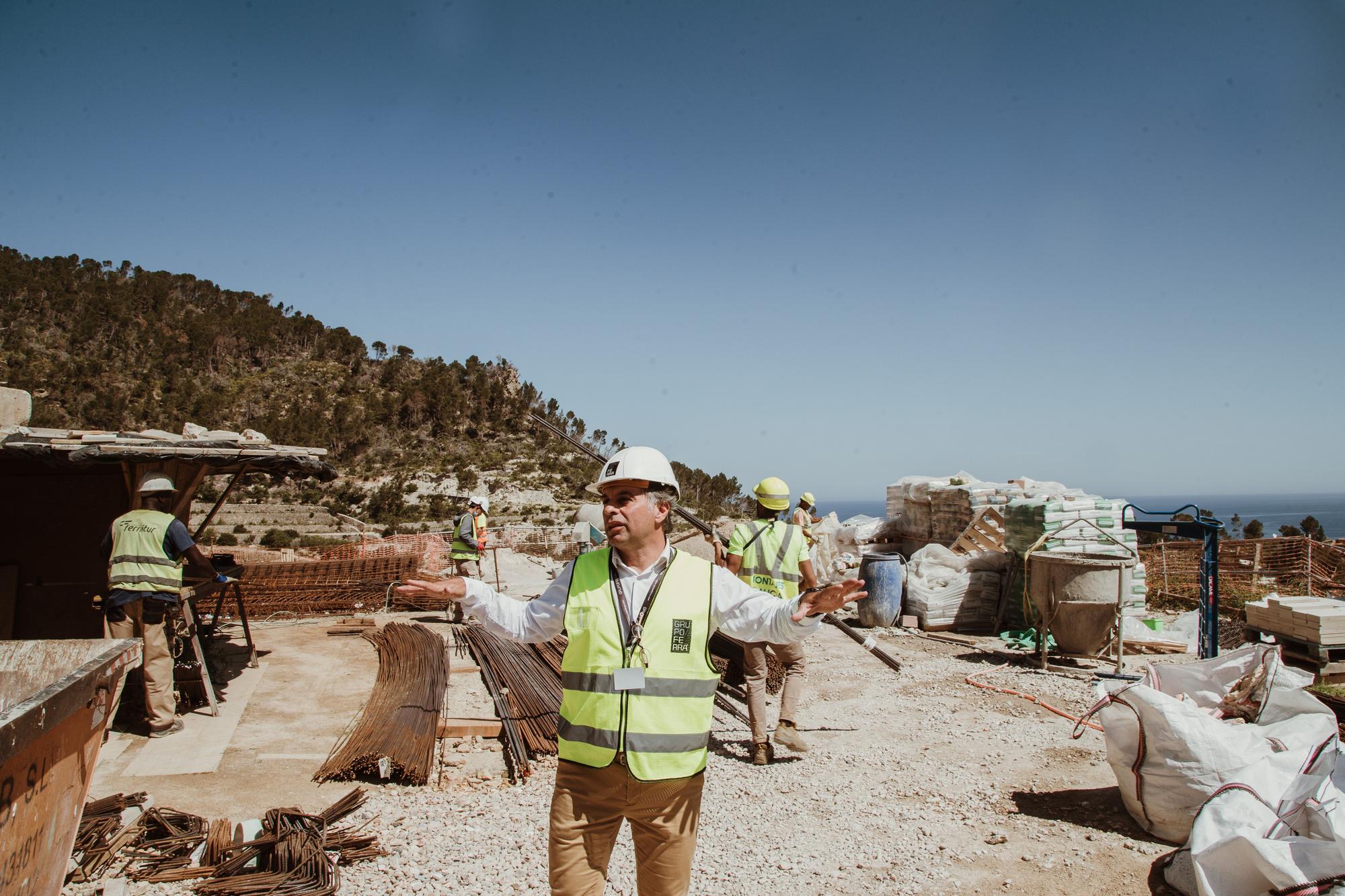 Visita a las obras de Son Bunyola