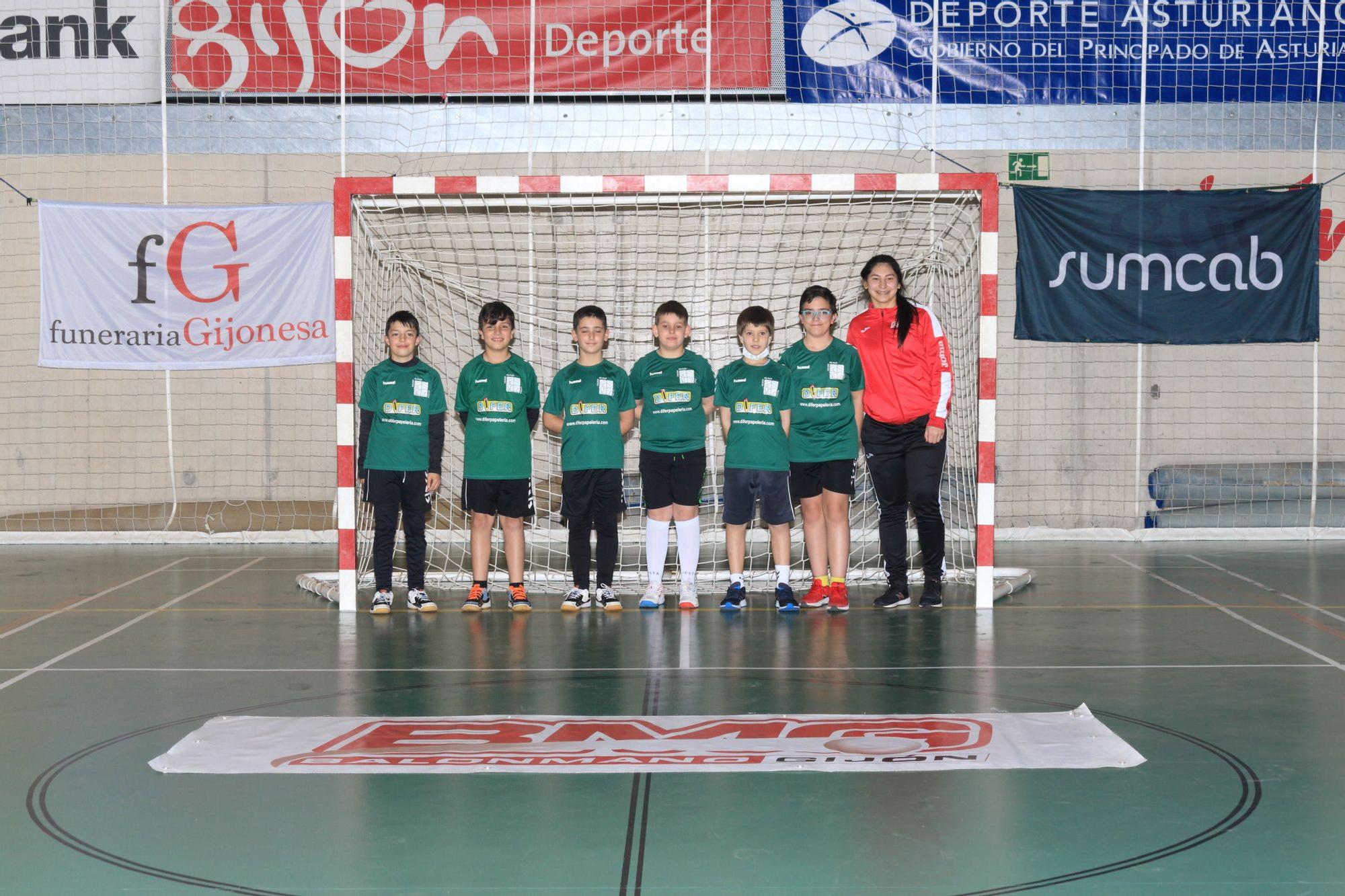 Estos son los equipos del Balonmano Gijón