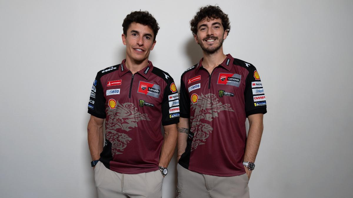 Márquez y Bagnaia, con sus colores para el GP de Italia