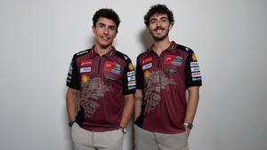 Márquez y Bagnaia, con sus colores para el GP de Italia