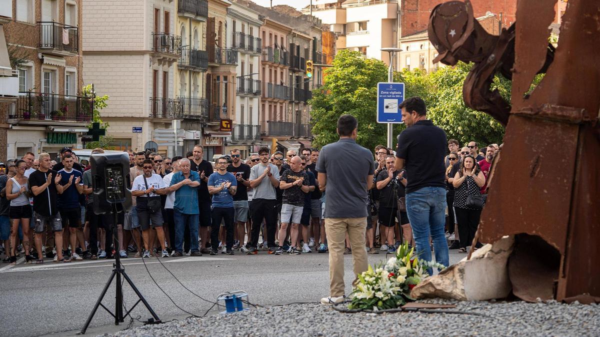 Minut de silenci a Súria pel jove de 26 anys mort a la mina de Cabanasses