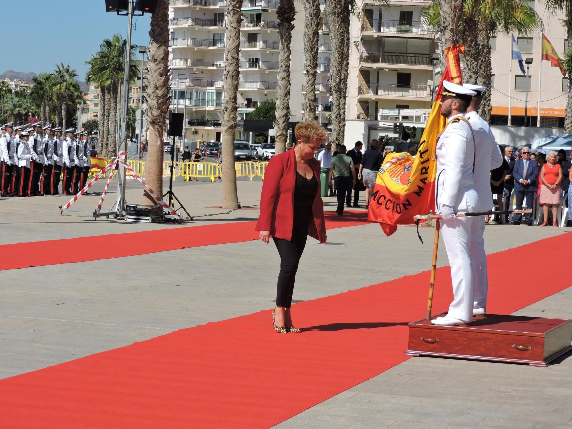 Jura de Bandera para personal civil en Águilas