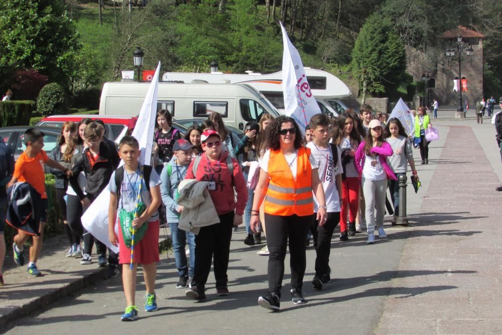 Encuentro de escolares en Covadonga