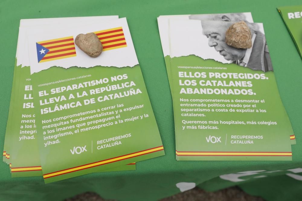 Acte electoral de Vox a Girona amb Santiago Abascal