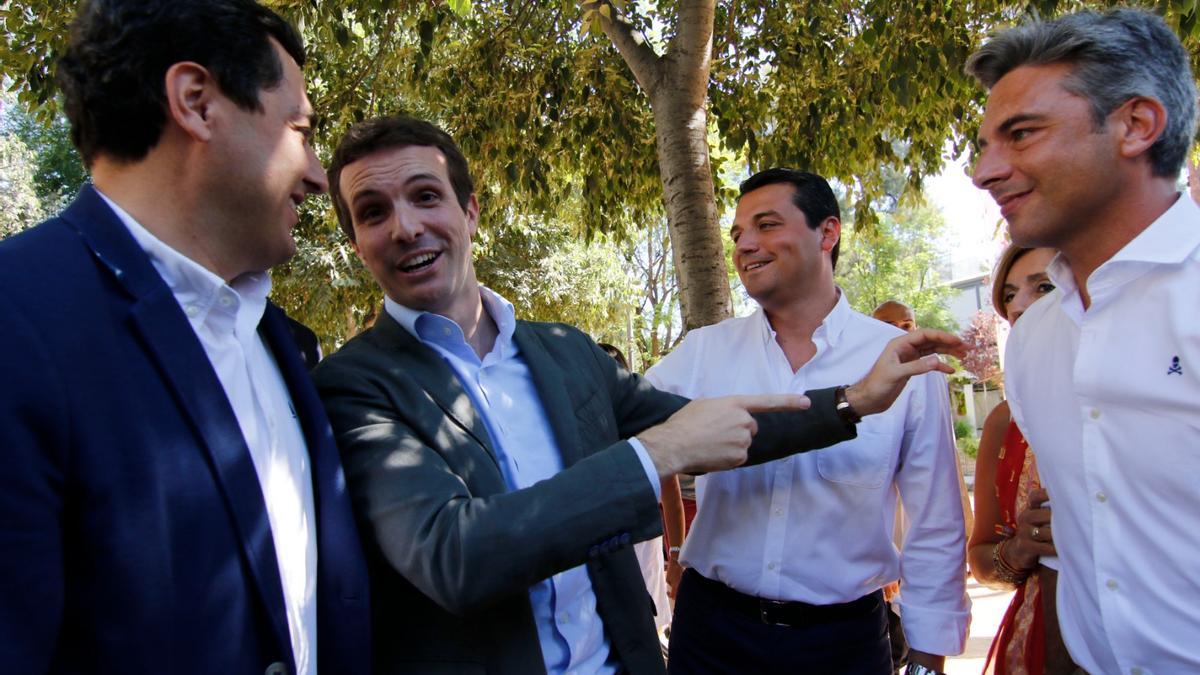 Visita de Pablo Casado a Córdoba el 28 de julio del 2018.