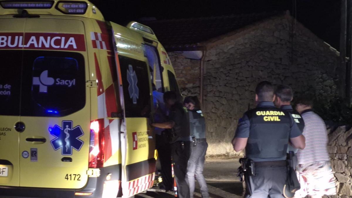 Dispositivo de la Guardia Civil desplegado para localizar al hombre desaparecido.