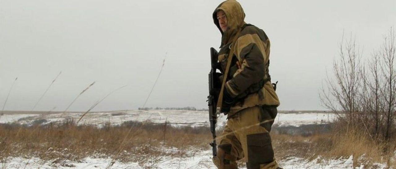Un soldado prorruso, en la región ucraniana de Lugansk.