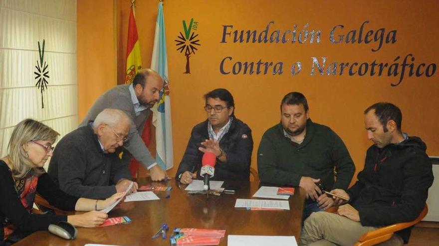 Miembros de la Fundación Galega Contra o Narcotráfico. // Iñaki Abella