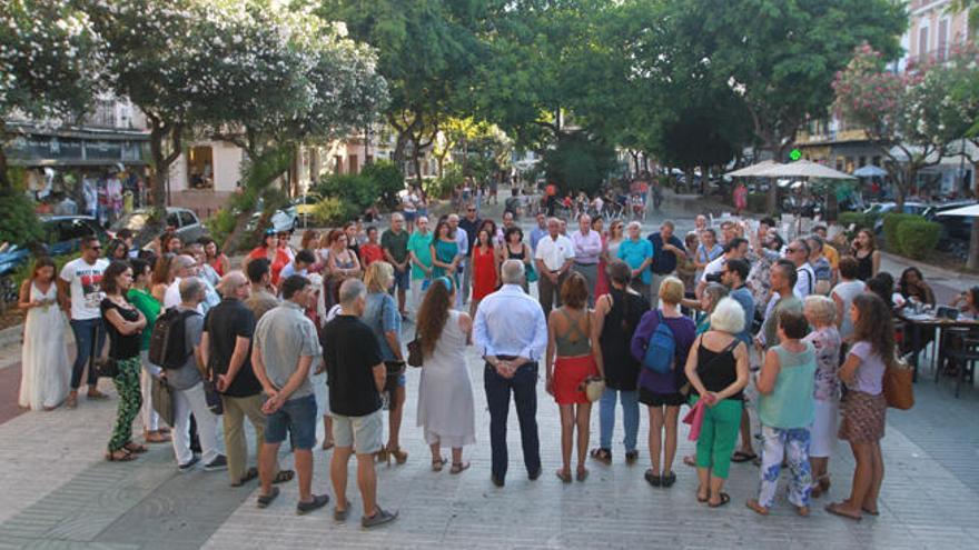 Concentración contra la violencia de género el pasado día 21 en Vara de Rey.