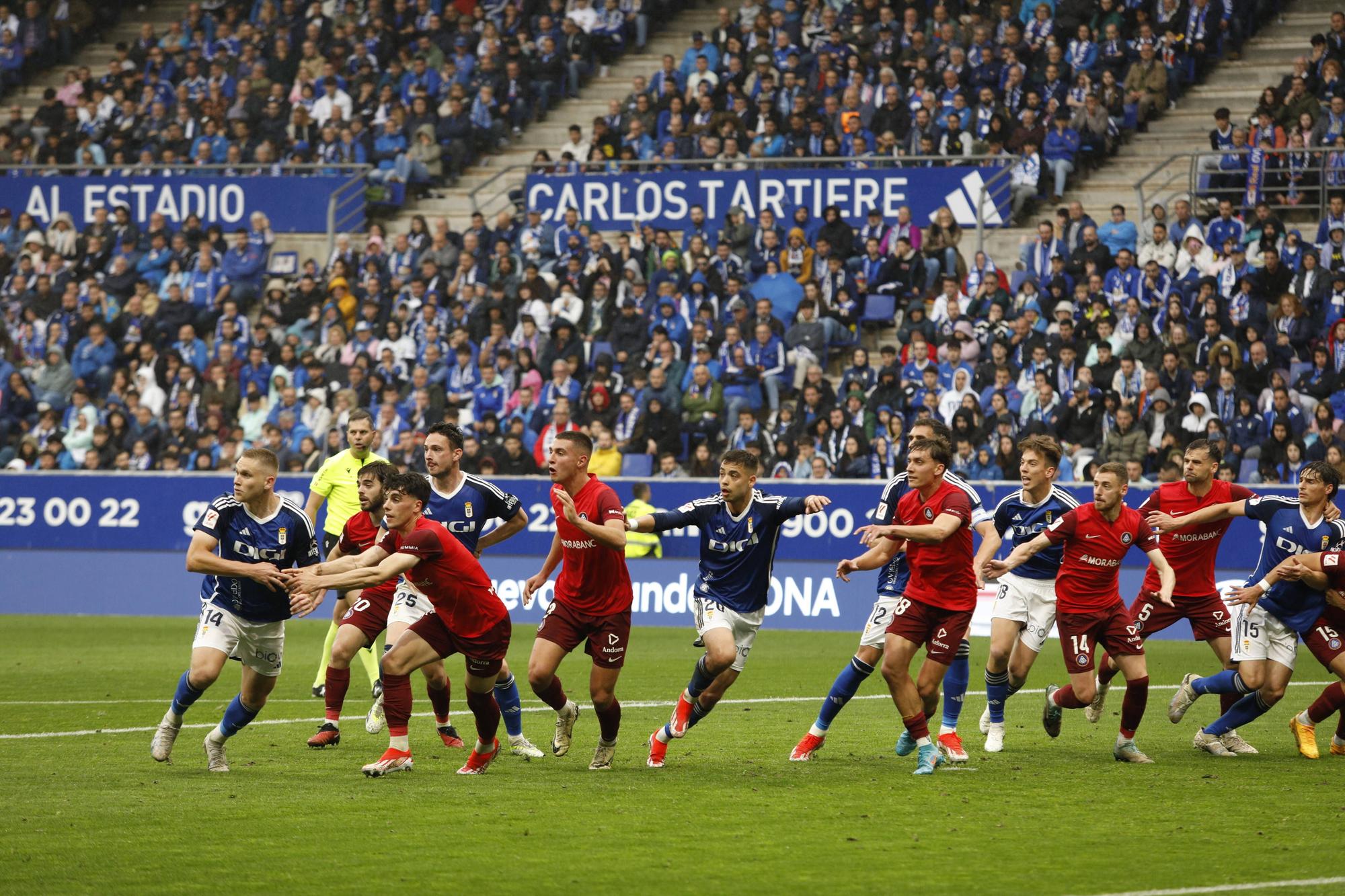 Así fue el partido entre el Oviedo y el Andorra