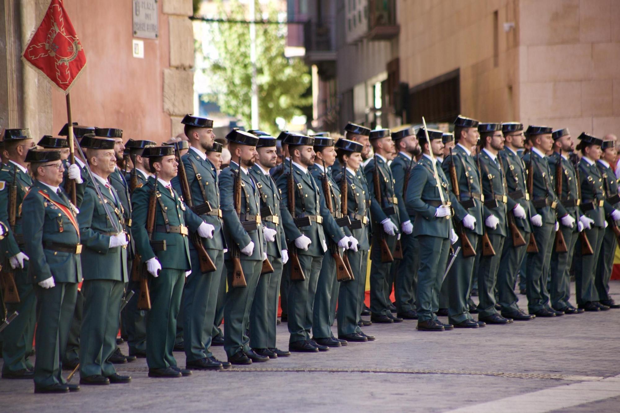Celebración de la Festividad de la Virgen del Pilar, patrona de la Guardia Civil, en Murcia