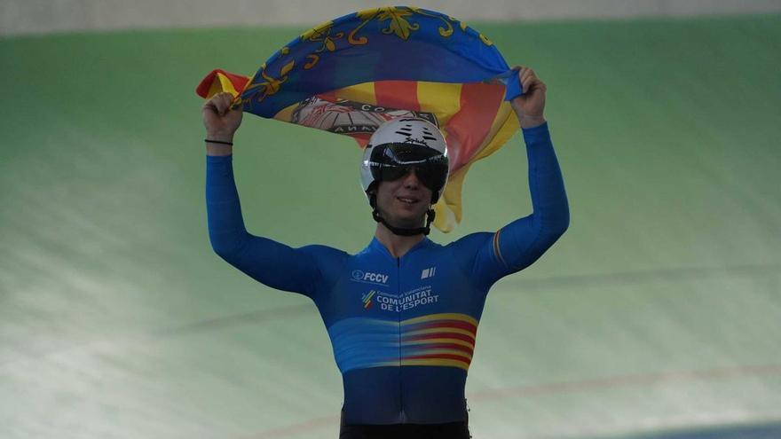 El xixonenc Pepe Arques, el futuro del ciclismo en pista