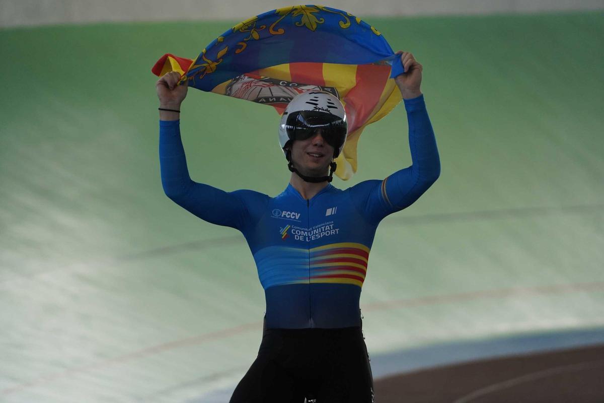 Pepe Arques, tras ganar uno de sus oros nacionales