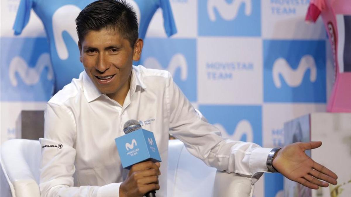 Nairo Quintana, corredor de Movistar