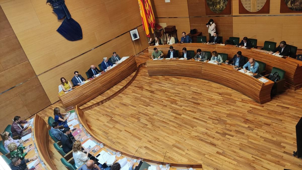 Imagen del pleno de la Diputación de Valencia celebrado este martes.