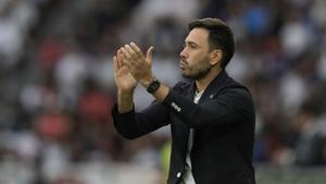 Davide Ancelotti, en su primera etapa como entrenador principal en Botafogo