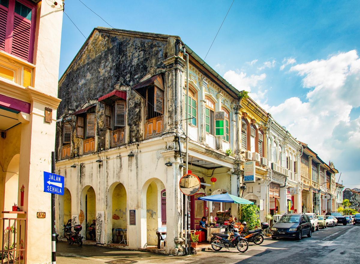 Una de las calle de George Town