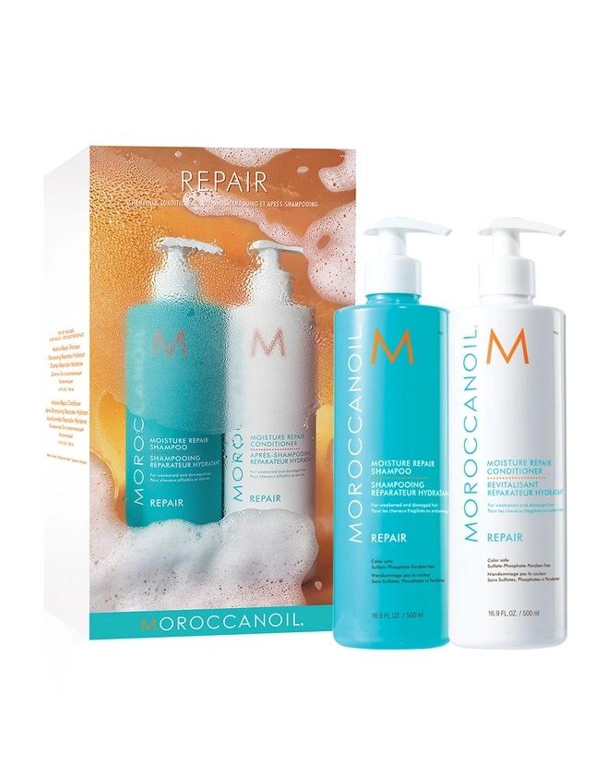 Champú y acondicionador de Moroccanoil