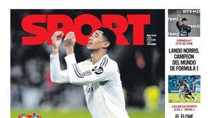 Esta es la portada de hoy lunes, 8 de diciembre de 2025