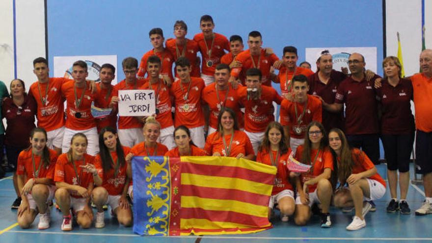 La selecció valenciana de pilota, campiona absoluta