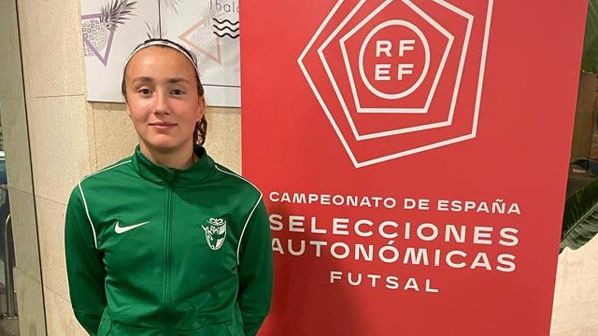 Vicky Pulido, con la selección andaluza.