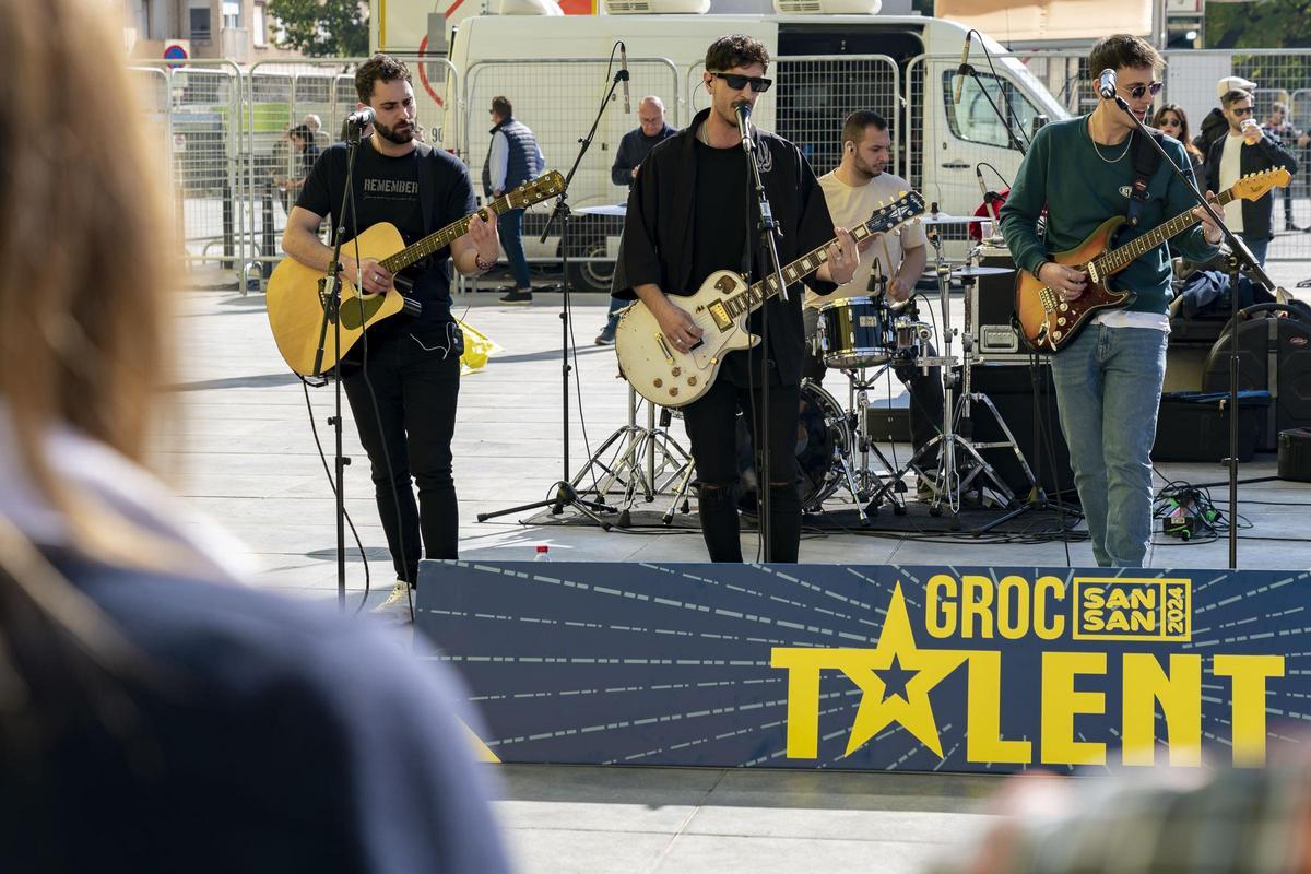 El grupo de músuca castellonense 'Generación Z', en Groc Talent.