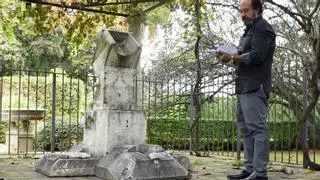 El histórico reloj de sol de El Retiro de Churriana, en horas bajas